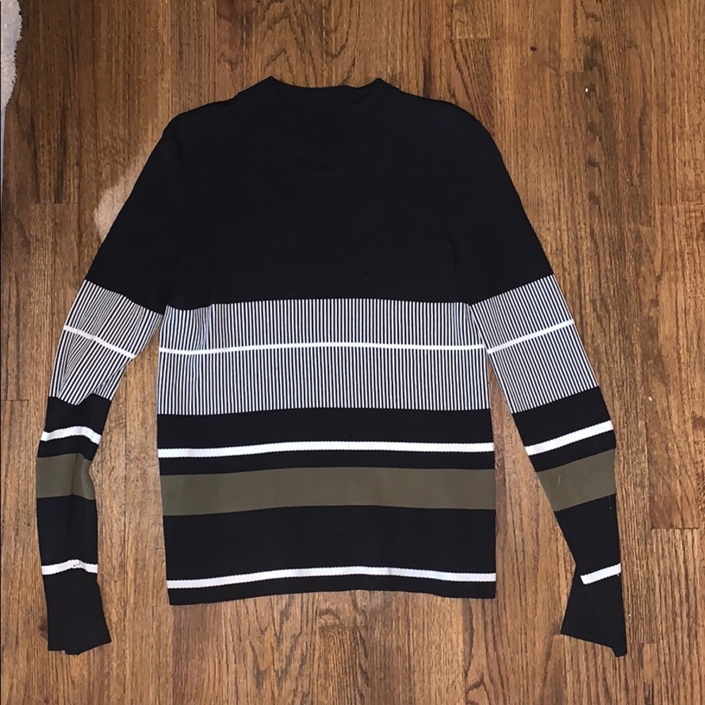 stripe sweater cool material